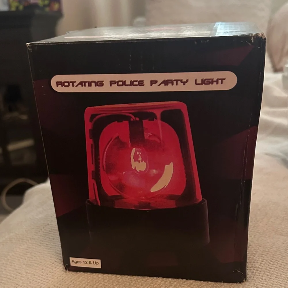 Rotating Police Party Light - Red